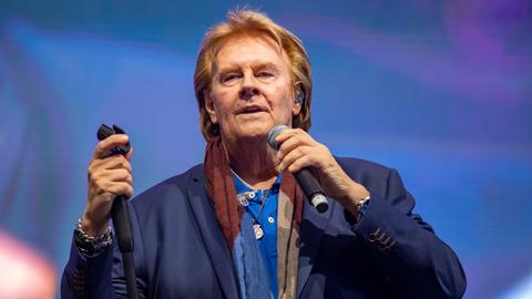 Sänger Howard Carpendale bei der Cranger Kirmes - dem größten Volksfest Nordrhein-Westfalens.