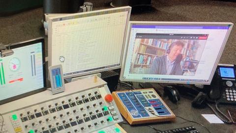 Dieter Voss im Home-Studio