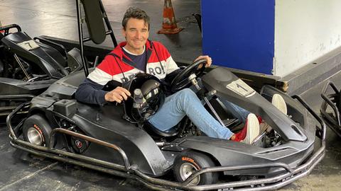 Uwe Becker im Kart