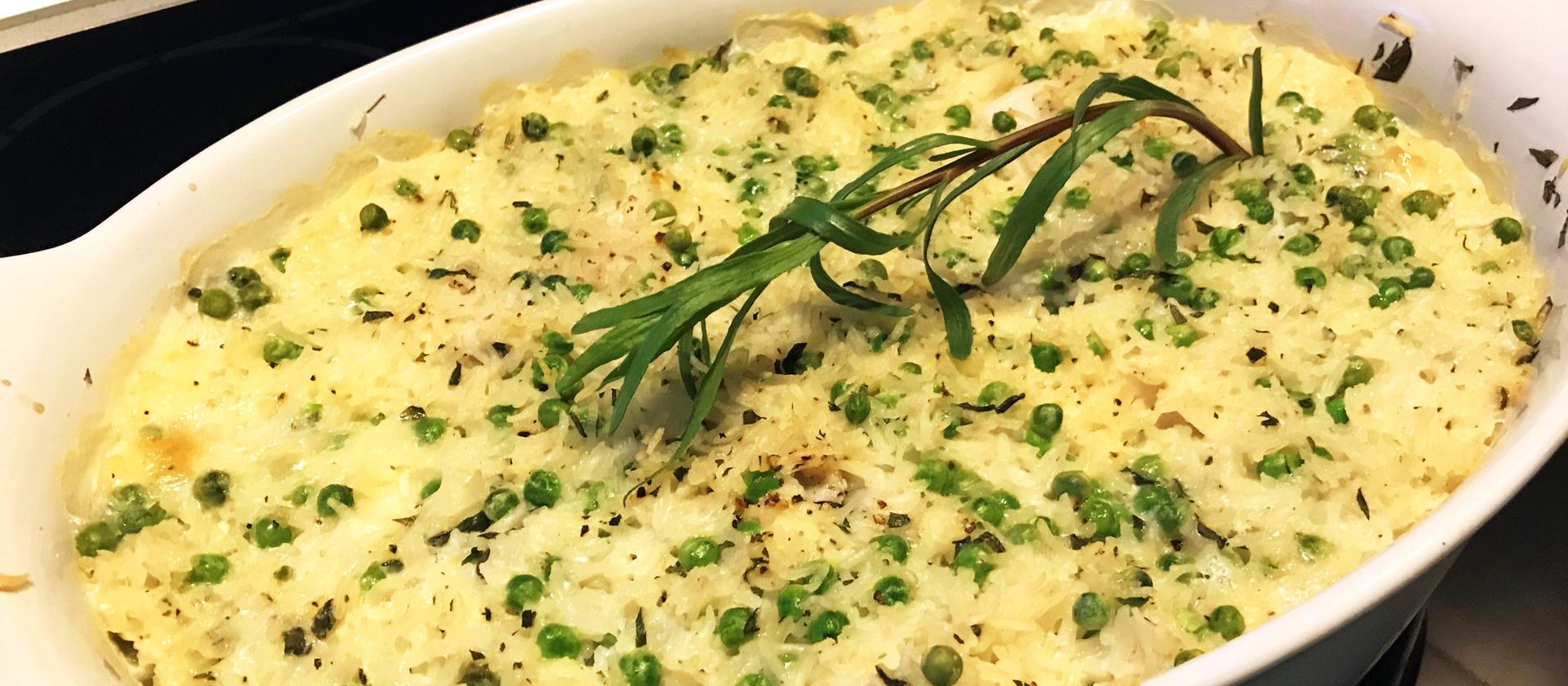 Rezept für einen Fischauflauf mit Estragon | hr4.de | Rezepte