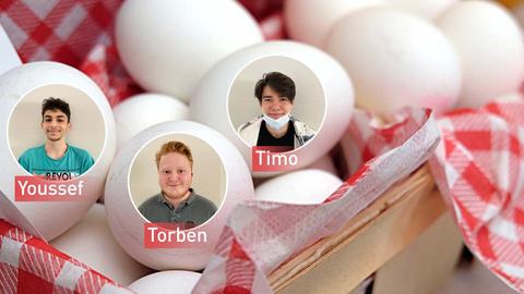 Youssef, Torben und Timo