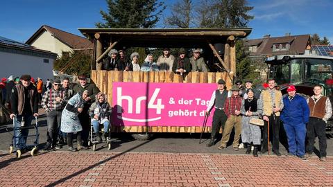 hr4-Motivwagen in Gersfeld