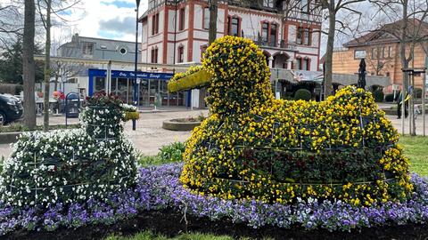 Osterschmuck in Bad Wildungen