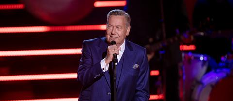 Roland Kaiser beim Konzert auf der Bühne