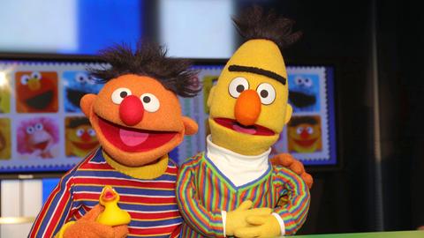 Ernie und Bert aus der "Sesamstraße"