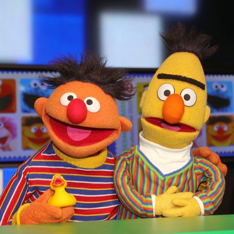 Ernie und Bert aus der "Sesamstraße"
