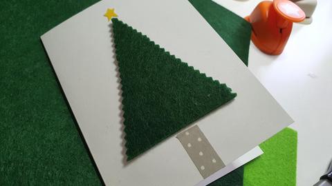 Weihnachtskarten selber machen